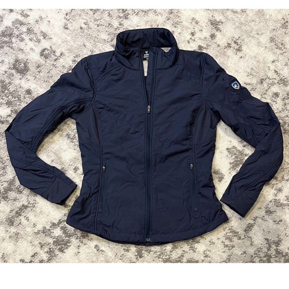 KUHL "The One" Insulated Nylon Navy Blue Jacket Women's Sz XS